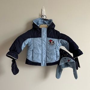 BNWT ZeroXposur Boys 12M Four Piece Winter Jacket